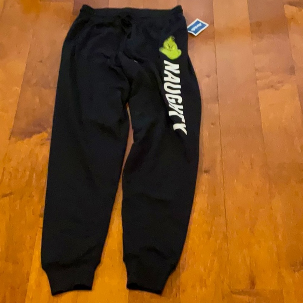 Naughty grinch pants brand new never used best offer